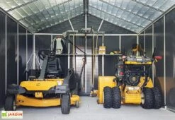 Abri De Jardin En Polycarbonate Et Aluminium Yukon 20 M² - Gris -Garanta Jardin Magasin detail abri jardin pvc yukon palram 6 1