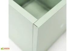 Jardinière Cube Vert Cactus En Métal Thermolaqué – 50 X 50 X 50 Cm -Garanta Jardin Magasin detail coin cube jardiniere hg08976105