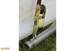 Abri De Jardin En Toile Polyéthylène Et Acier 9 M² -Garanta Jardin Magasin details abri jardin toile 9m2