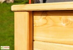 Jardinière En Bois De Mélèze Bac Potager 170 X 90 X 84 Cm -Garanta Jardin Magasin details bac potager 170x84cm