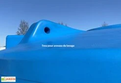 Cuve De Stockage D’eau En Polyéthylène 4800 L -Garanta Jardin Magasin details cuve stockage eau polyethylene 5000 l bleu