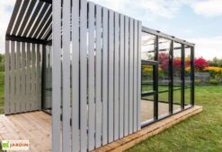 Serre De Jardin En Bois Et Verre Trempé Avec Panneaux Occultants – Mimosas 13 Serre De Jardin En Bois Et Verre Trempé Avec Panneaux Occultants – Mimosas -Garanta Jardin Magasin details serre jardin verre bois stali 1