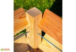 Tour De Culture Verticale En Bois De Mélèze 65 X 73 Cm -Garanta Jardin Magasin details tour culture verticale bois