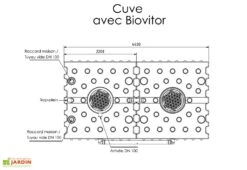 Cuve De Récupération D’eau De Pluie Enterrée – 8000 L Plate -Garanta Jardin Magasin dimensions cuve 8000l greenlife biovitor