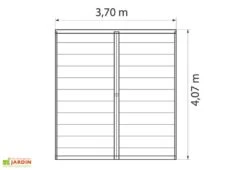 Grosfillex Abri De Jardin PVC Utility 11 -Garanta Jardin Magasin dimensions utility11