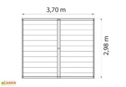 Grosfillex Abri De Jardin PVC Utility 7,5 -Garanta Jardin Magasin dimensions utility75