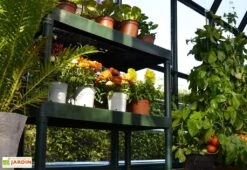 Kit De Palissage Pour Serre De Jardin -Garanta Jardin Magasin double etagere polypropylene pour serre jardin 1