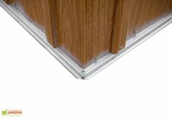 Abri De Jardin En Acier Galvanisé Imitation Bois 7 M² -Garanta Jardin Magasin embase abri jardin acier galvanise imitation bois