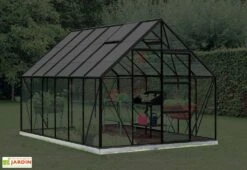 Embase En Acier Pour Serre Oliver 9,9 M² 7 Embase En Acier Pour Serre Oliver 9,9 M² -Garanta Jardin Magasin embase serre oliver aluminium introgrow