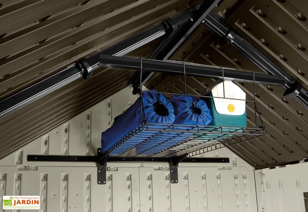 Etagère Sous Pente Pour Abri De Jardin PVC Suncast 3 Etagère Sous Pente Pour Abri De Jardin PVC Suncast