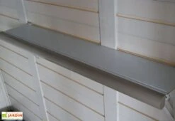 Kit 2 Etagères Pour Abri De Jardin En PVC Evo -Garanta Jardin Magasin etagere evo abri jardin pvc garofalo