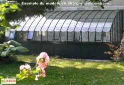 Serre Adossée Ancienne En Aluminium Et Verre Trempé 4mm Chambord 380x280 11 Serre Adossée Ancienne En Aluminium Et Verre Trempé 4mm Chambord 380x280 -Garanta Jardin Magasin exemple de serre ancienne avec embase