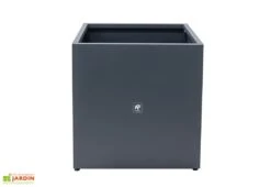 Jardinière Cube En Métal Thermolaqué - 70 X 70 X 70 Cm -Garanta Jardin Magasin face jardiniere anthracite hg 1