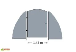 Porte Pour Serre De Jardin Tunnel Richel 4,5 M -Garanta Jardin Magasin file 1 43