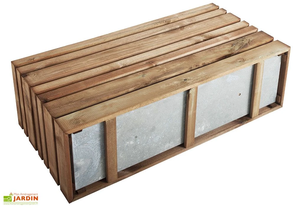 Jardinière Avec Treillis Lign Z (100x30x130cm) 4 Jardinière Avec Treillis Lign Z (100x30x130cm) – Image 2