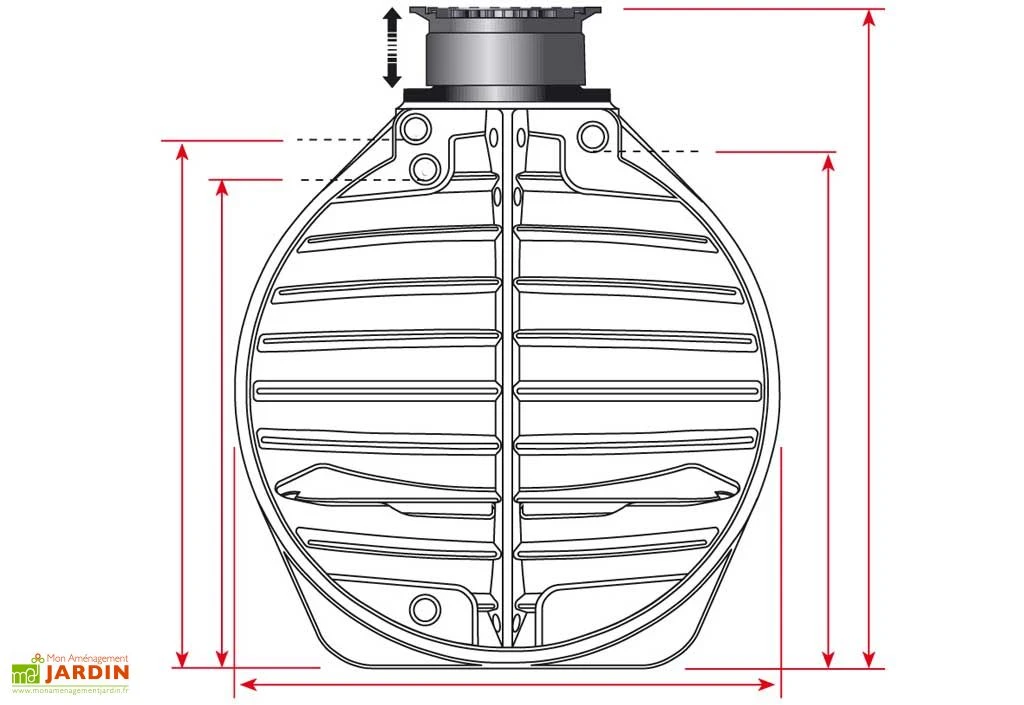 Cuve Recuperateur Eau Enterree 6000 L 5 Cuve Recuperateur Eau Enterree 6000 L – Image 3