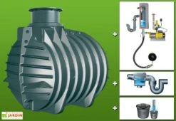 Cuve Recuperateur Eau Clever M 4500 L 13 Cuve Recuperateur Eau Clever M 4500 L -Garanta Jardin Magasin g0001368 01