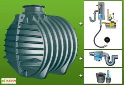 Cuve Recuperateur Eau Clever M 6000 L -Garanta Jardin Magasin g0001369 01