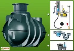 Cuve Recuperateur Eau Clever A 2000 L -Garanta Jardin Magasin g0001553 01