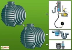 Cuve Recuperateur Eau Clever M 12000 L 13 Cuve Recuperateur Eau Clever M 12000 L -Garanta Jardin Magasin g0002067 01b