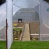 Serre Tunnel Tonneau En Polyéthylène 34 M² - Gothique 7,5 X 4,5 M -Garanta Jardin Magasin g45750atb serre tunnel goth 7.5 1