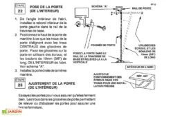 Lot De 4 Glissières Pour Abris Spacemaker -Garanta Jardin Magasin glissieres abri spacemaker a67