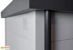 Abri De Jardin En Métal Avec Parois Vitrées Eleganto Plus – 19,3 M² -Garanta Jardin Magasin gouttiere abri jardin metal eleganto plus