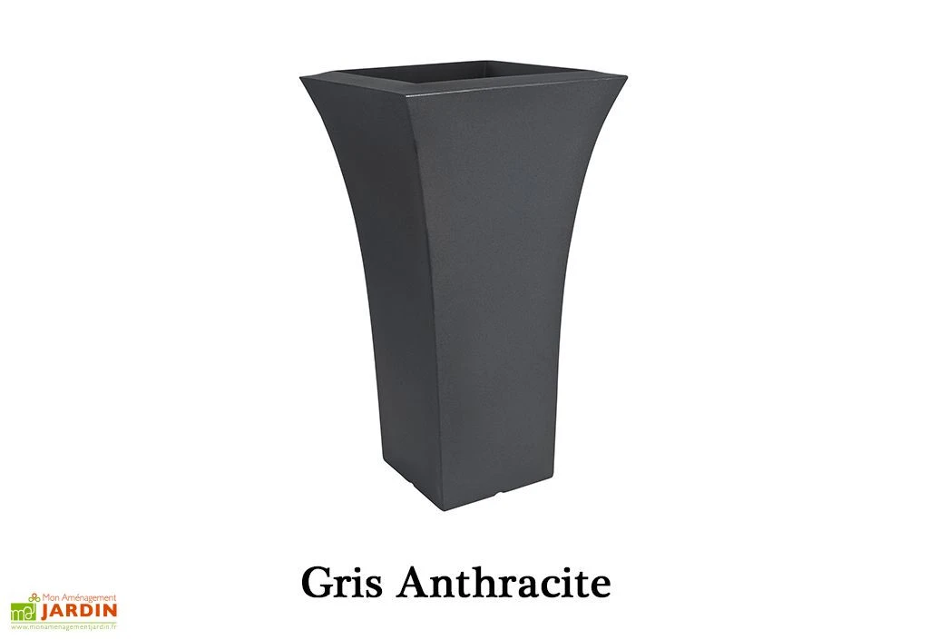 Pot De Fleurs Polyéthylène Patio H85 L48 (pls. Coloris) 4 Pot De Fleurs Polyéthylène Patio H85 L48 (pls. Coloris) – Image 2