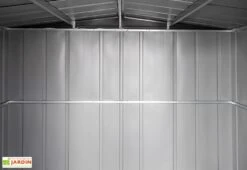 Abri De Jardin En Acier Galvanisé Imitation Bois Woodlake - 2,93 M² 11 Abri De Jardin En Acier Galvanisé Imitation Bois Woodlake - 2,93 M² -Garanta Jardin Magasin interieur abri jardin metal woodlake