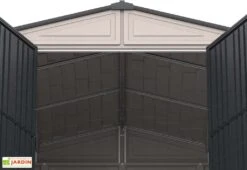 Abri De Jardin En PVC Duramax 8,05 M² Gris -Garanta Jardin Magasin interieur abri jardin resine duramax gris