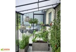 Halls Serre De Jardin Adossée En Verre Trempé Qube Lean-to 612 – 7,1 M² 10 Halls Serre De Jardin Adossée En Verre Trempé Qube Lean-to 612 – 7,1 M² -Garanta Jardin Magasin interieur serre murale verre halls qube