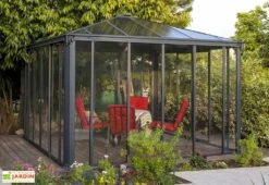 Jardin D’Hiver En Aluminium Et Polycarbonate 9 M² – LEDRO 3000