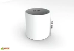 Jardinière Ronde En Béton Fibré 55 X 58 Cm– Sill -Garanta Jardin Magasin jardinie re be ton fibre 04