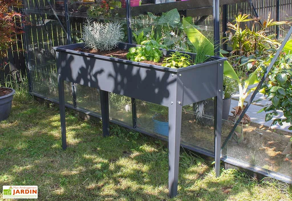 Potager Sur Pieds En Acier Galvanisé – Cipollina 3 Potager Sur Pieds En Acier Galvanisé – Cipollina