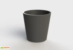 Jardinière En Béton Fibré Conik 50 – Ø 50 Cm