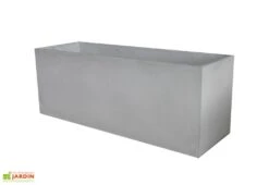 Jardinière En Béton Fibré Retkube 100 (100x40) -Garanta Jardin Magasin jardiniere beton fibre gris 100x40cm