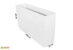 Jardinière En Béton Fibré SKUARE 100 (100x25) -Garanta Jardin Magasin jardiniere beton renforce 100x25 skuare
