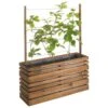 Jardinière Avec Treillis Lign Z (100x30x130cm) -Garanta Jardin Magasin jardiniere bois avec treillis