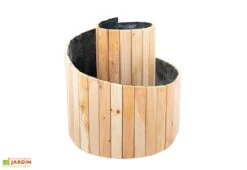 Spirale Aromatique – Jardinière En Bois De Mélèze Ø55 Cm -Garanta Jardin Magasin jardiniere bois spirale aromatique 55cm