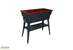 Jardinière Calipso Maxi 40L Double Paroi + Réserve D'Eau H80cm -Garanta Jardin Magasin jardiniere calipso maxi 40 l cerise