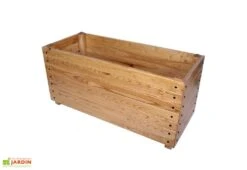 Jardinière Rectangulaire En Bois De Châtaignier Lasuré - Classics