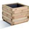 Bac à Fleurs Stockholm 40 Carré (40x40x33) 1 Bac à Fleurs Stockholm 40 Carré (40x40x33) -Garanta Jardin Magasin jardiniere en bois cube stockholm