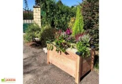 Jardinière Rectangulaire En Bois Douglas Non Traité - Premium -Garanta Jardin Magasin jardiniere en bois douglas 1