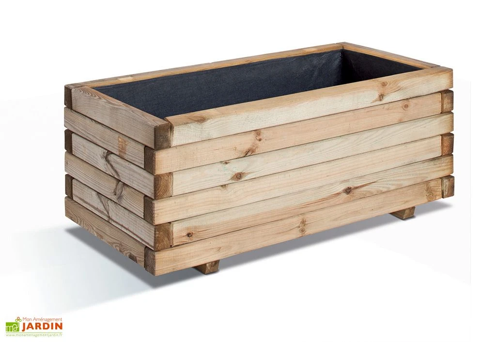 Bac à Fleurs Stockholm 80 (80x40x33) 3 Bac à Fleurs Stockholm 80 (80x40x33)