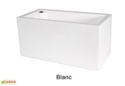 Jardinière Rectangulaire En Polyéthylène Atlantis 100 Cm (pls Coloris) -Garanta Jardin Magasin jardiniere plastique rotomoule double paroi 100cm couleurs 3