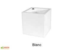 Jardinière Carrée En Polyéthylène Atlantis 40 Cm (pls Coloris) -Garanta Jardin Magasin jardiniere plastique rotomoule double paroi 39cm couleurs 2