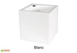 Jardinière Carrée En Polyéthylène Atlantis 50 Cm (pls Coloris) -Garanta Jardin Magasin jardiniere plastique rotomoule double paroi 49cm couleurs 2
