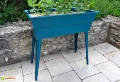 Jardinière Calipso Maxi Basic 40L + Pieds Amovibles – Bleu Canard 9 Jardinière Calipso Maxi Basic 40L + Pieds Amovibles – Bleu Canard -Garanta Jardin Magasin jardiniere polypropylene 40l pieds amovibles calipso maxi basic bleu canard 1