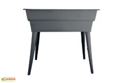 Jardinière Calipso Maxi Basic 40L + Pieds Amovibles – Grise