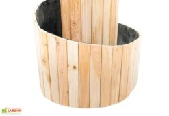 Spirale Aromatique – Jardinière En Bois De Mélèze Ø55 Cm -Garanta Jardin Magasin jardiniere spirale aromatique 55cm